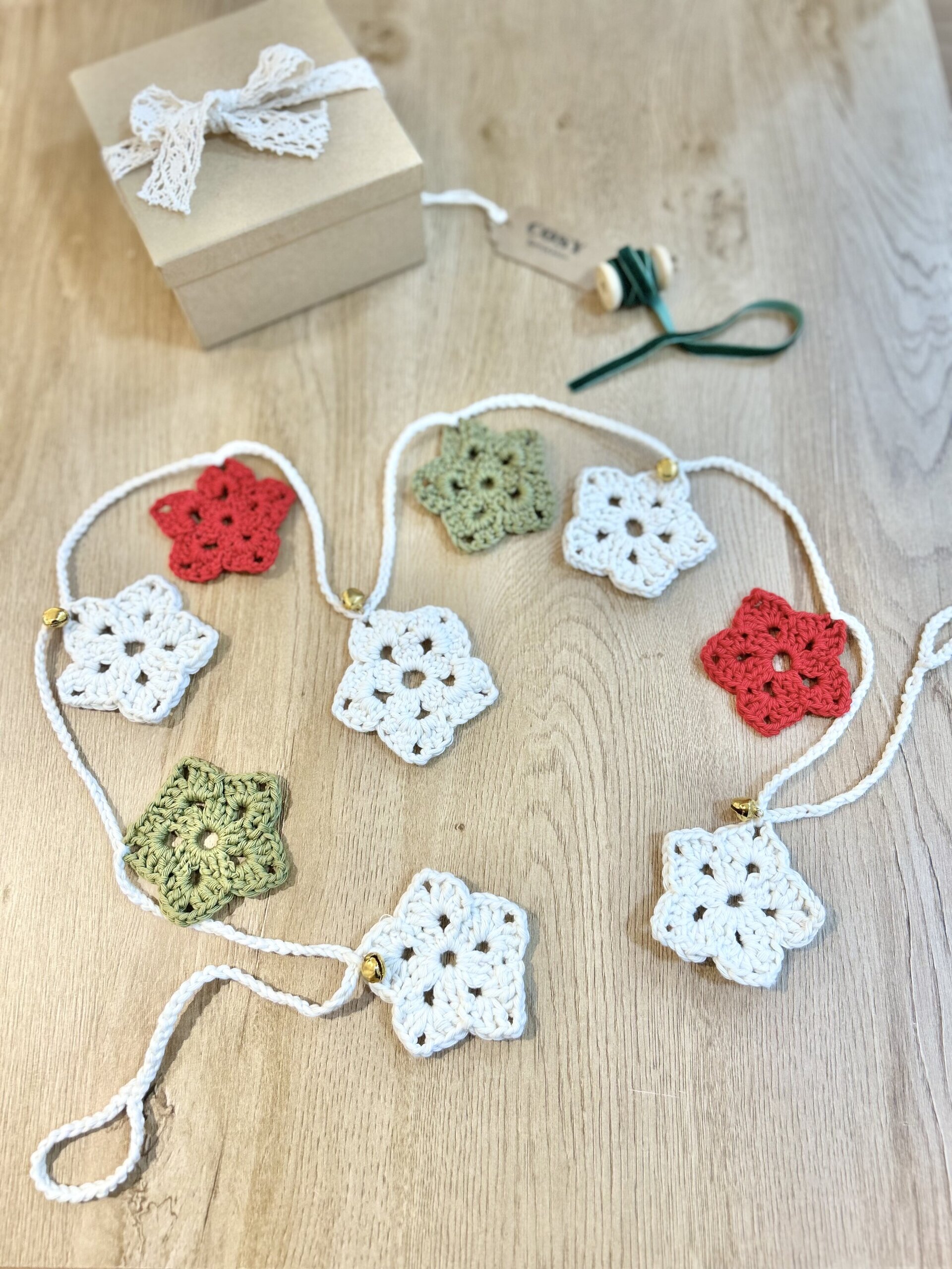 Guirnalda Crochet Navidad - 4